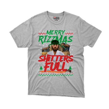 "Merry Rizzmas - Shitters Full" Cousin Goose Tee