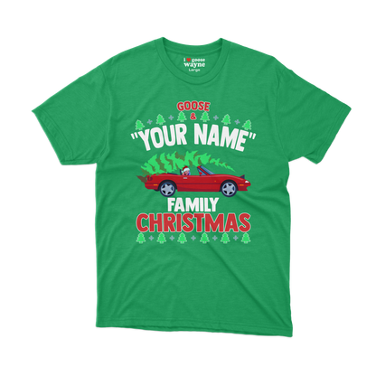 Goose "Your Name" Custom Family Christmas Tee