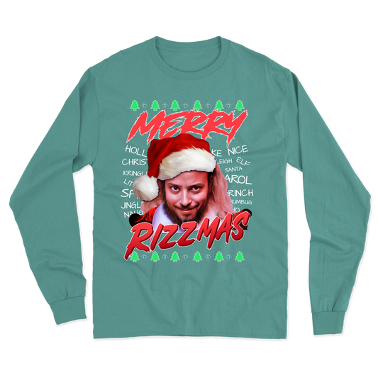 "Merry Rizzmas" Goose Long Sleeve Tee