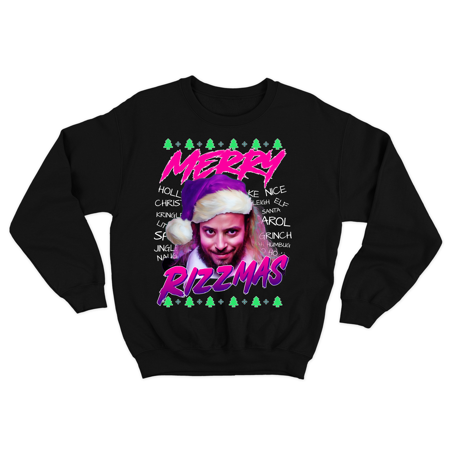 "Merry Rizzmas" Goose Crewneck Sweatshirt