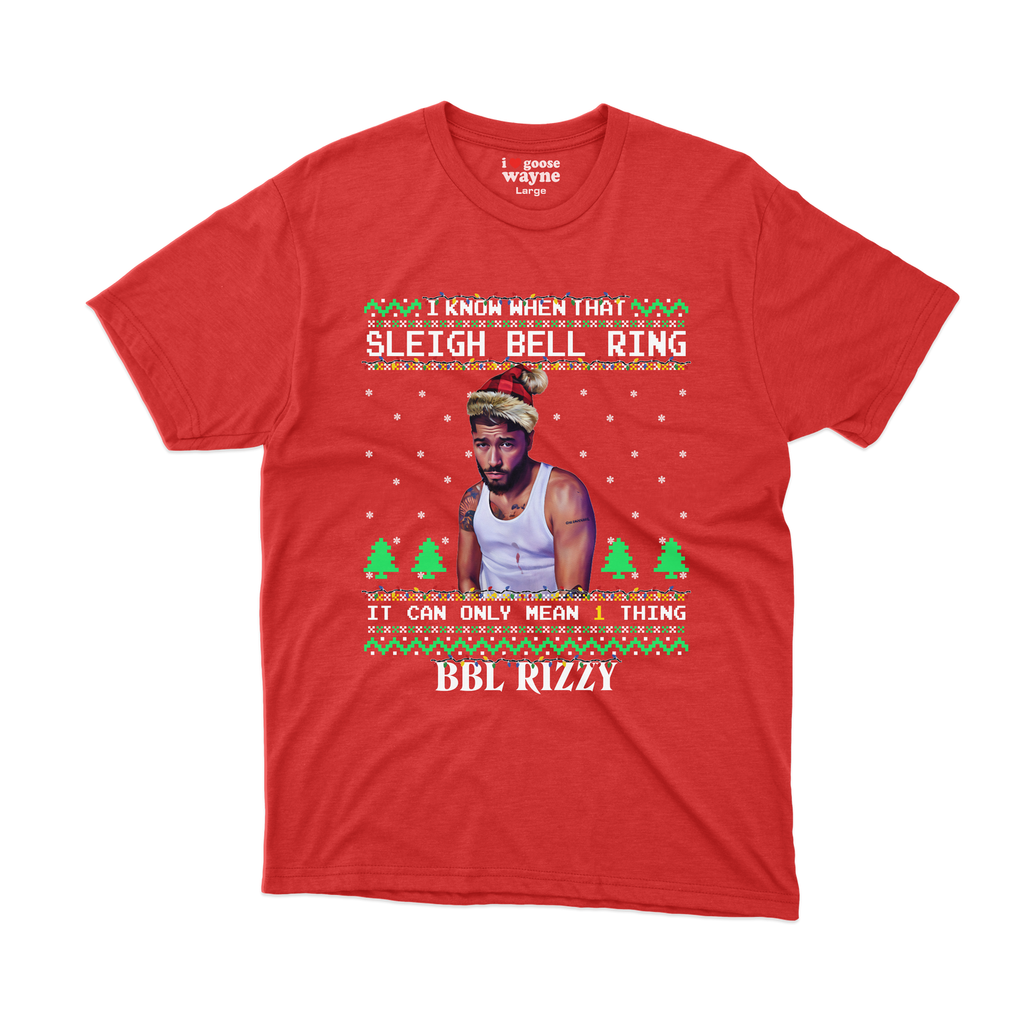 Sleigh Bell Ring "BBL Rizzy" Goose Tee