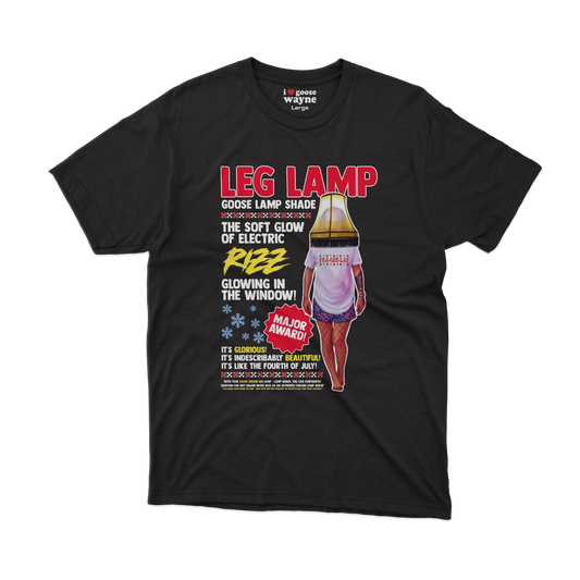 Goose Wayne "Leg Lamp" Christmas Story Tee