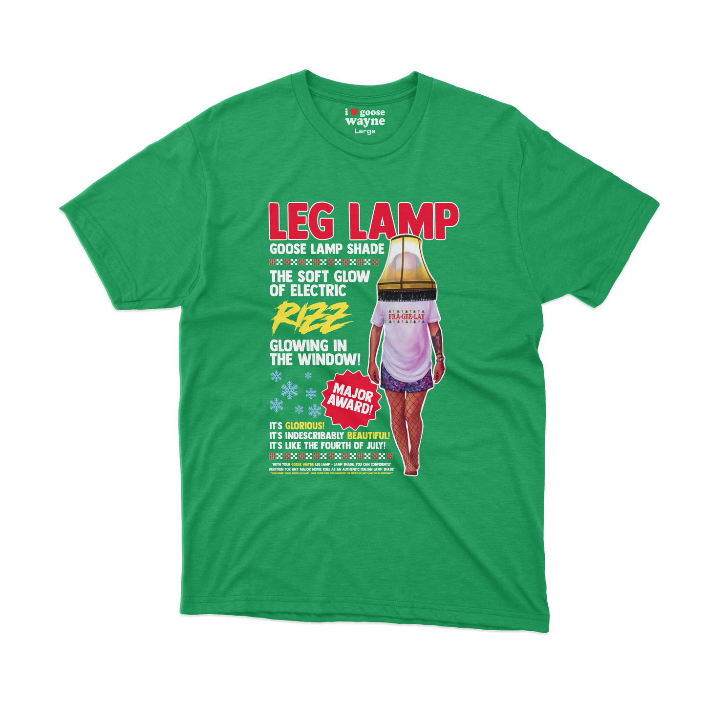 Goose Wayne "Leg Lamp" Christmas Story Tee