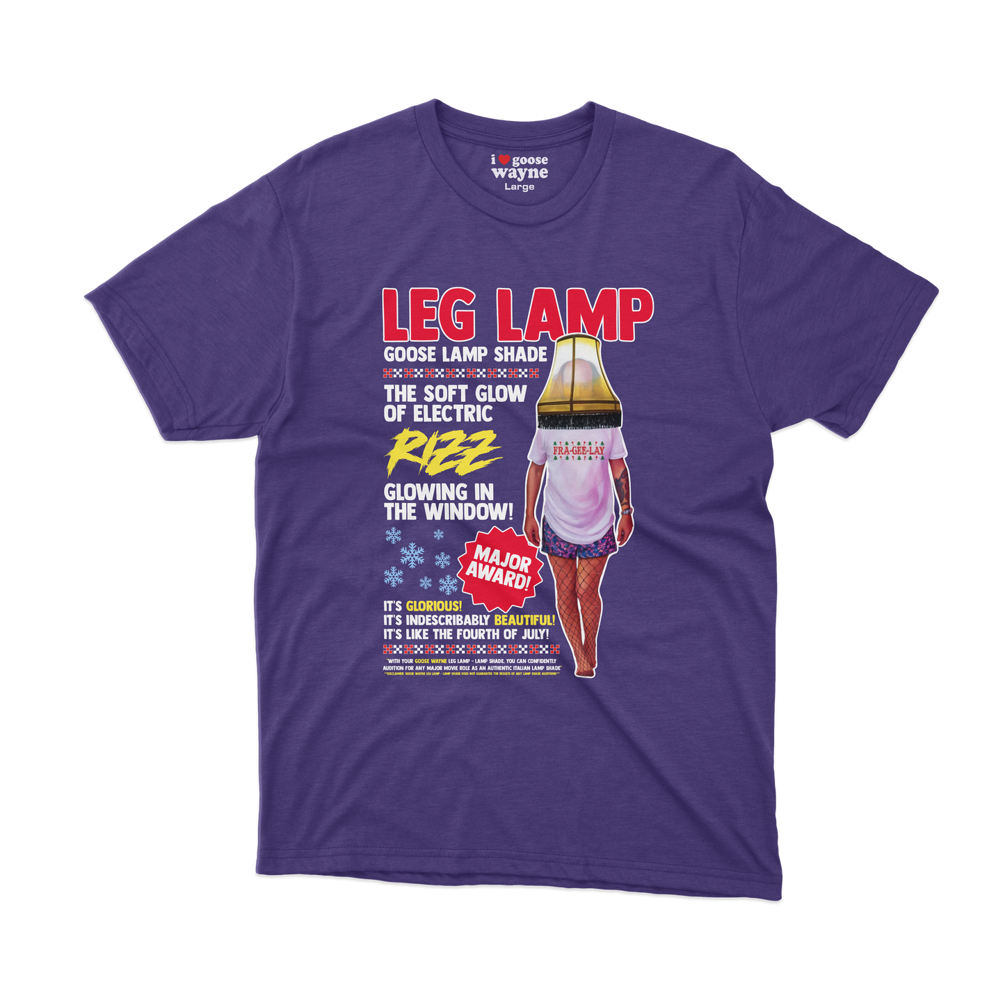 Goose Wayne "Leg Lamp" Christmas Story Tee