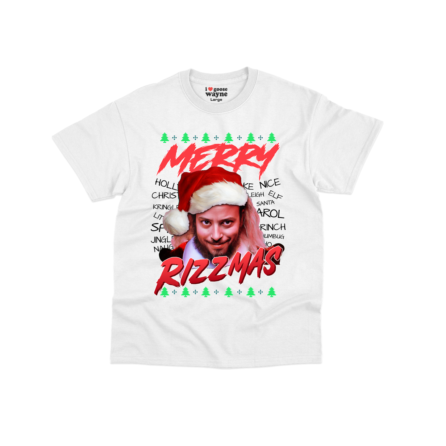 "Merry Rizzmas" Goose Youth Tee