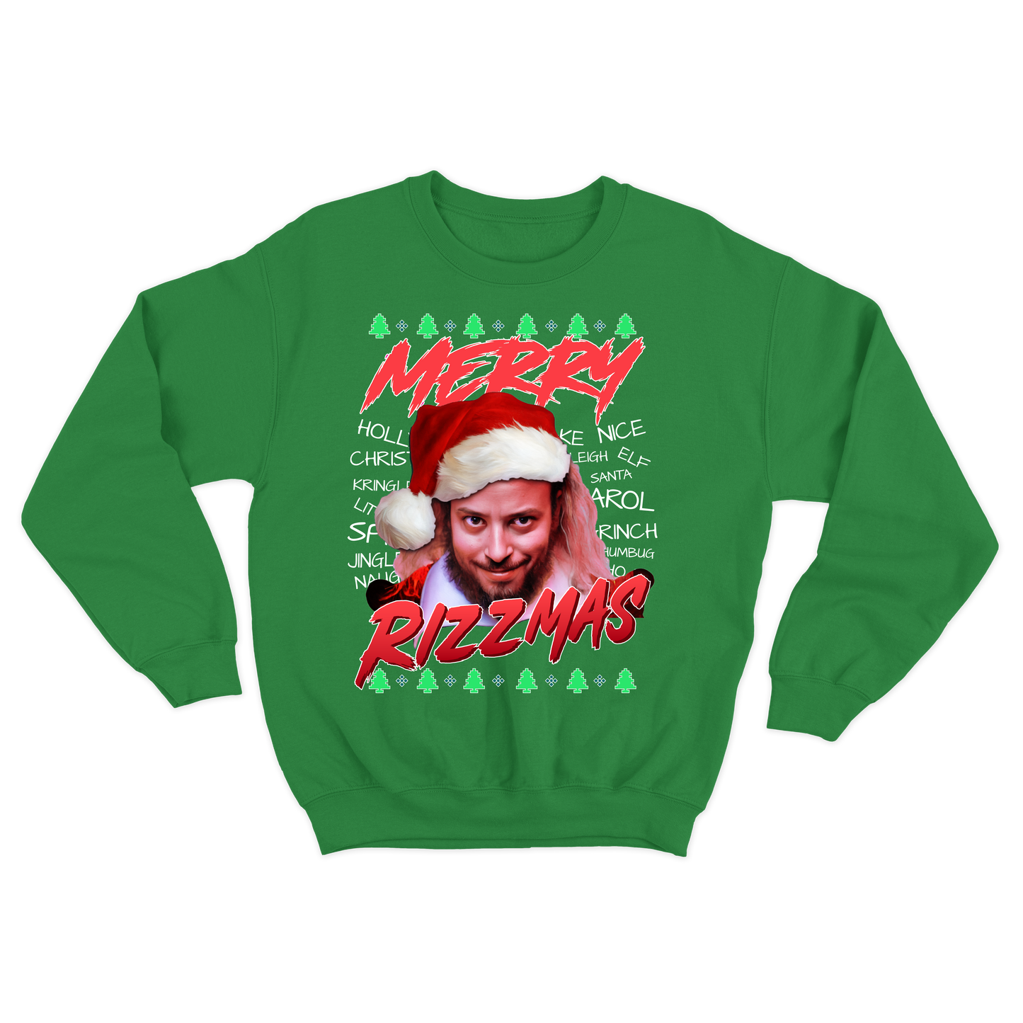 "Merry Rizzmas" Goose Crewneck Sweatshirt