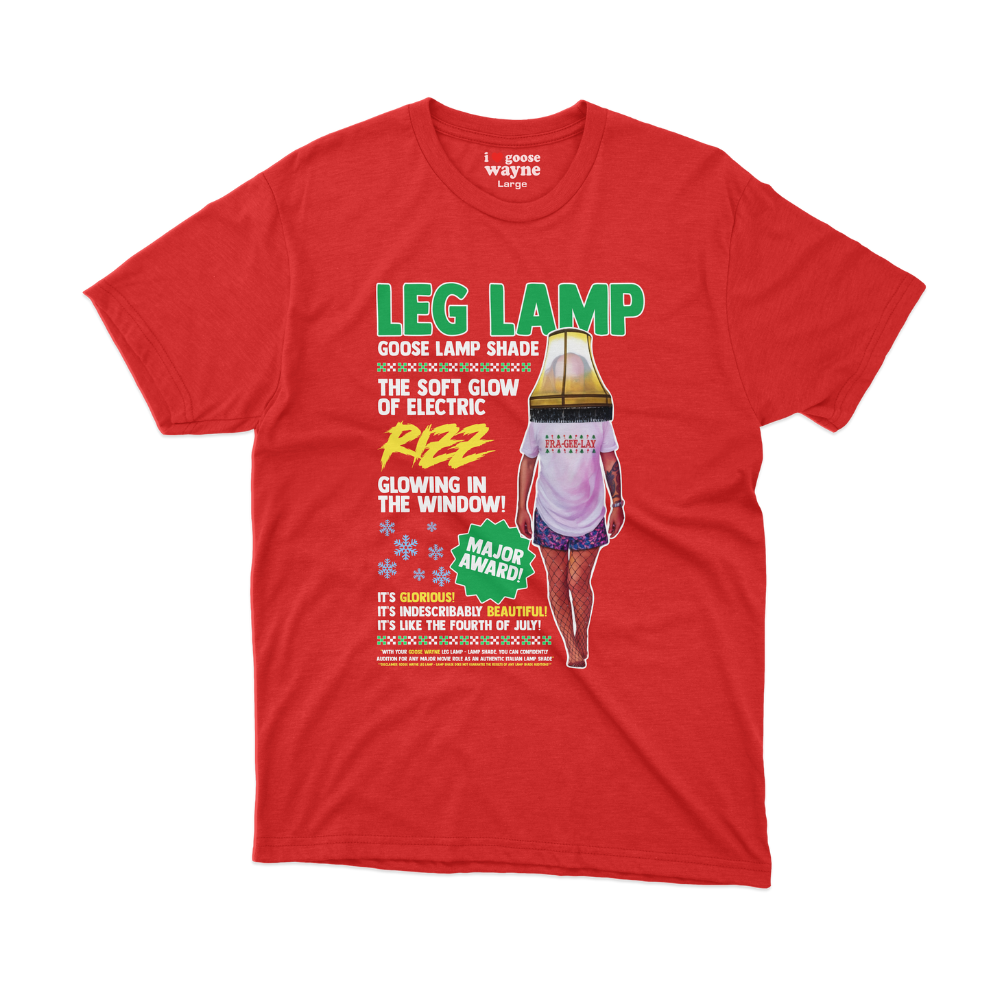 Goose Wayne "Leg Lamp" Christmas Story Tee