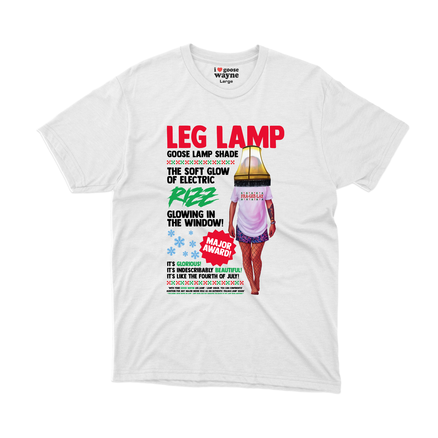 Goose Wayne "Leg Lamp" Christmas Story Tee