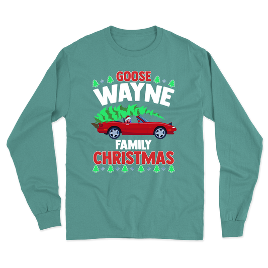 Goose Wayne "Family Christmas" Long Sleeve Tee