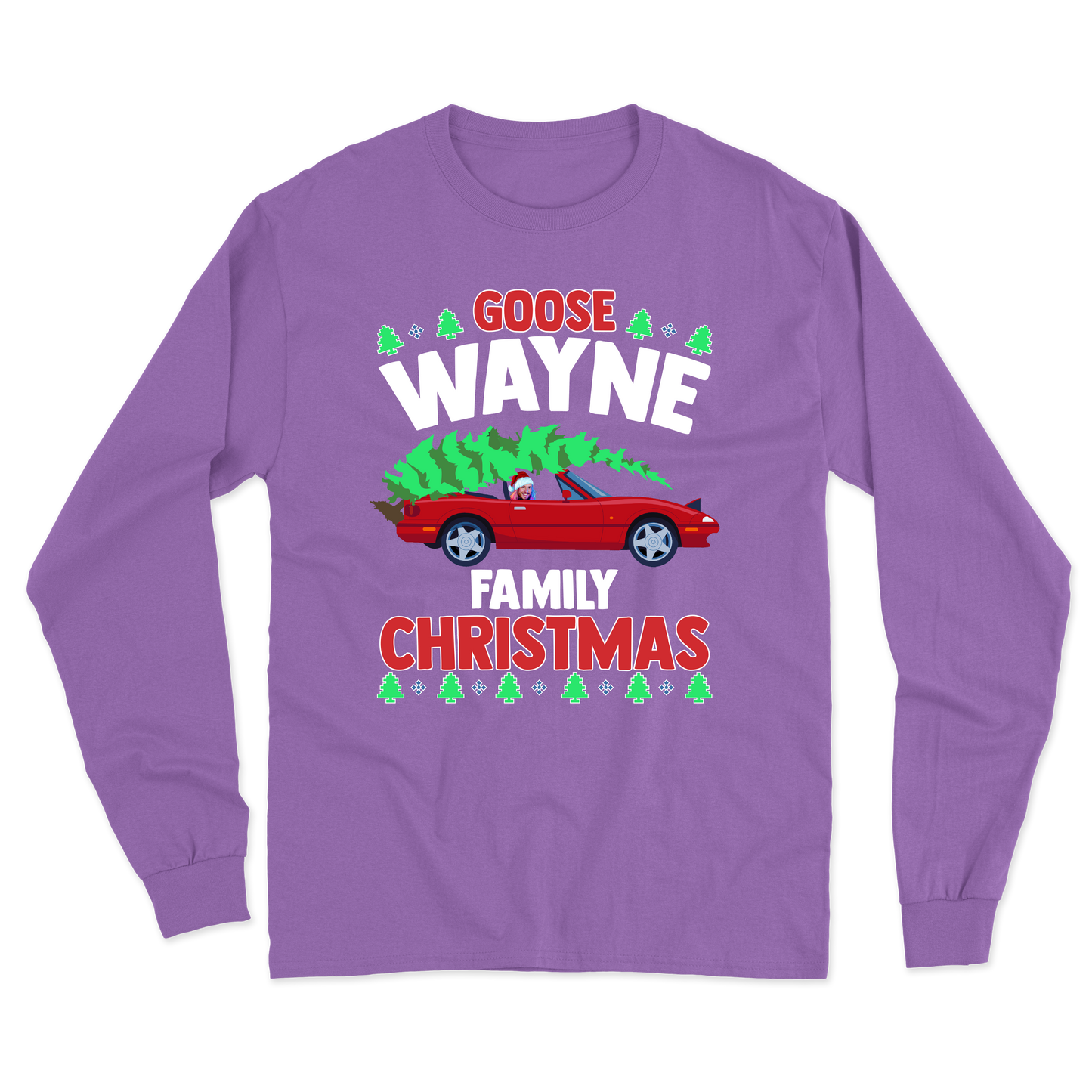 Goose Wayne "Family Christmas" Long Sleeve Tee