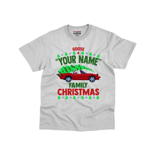 Goose "Your Name" Custom Family Christmas Youth Tee