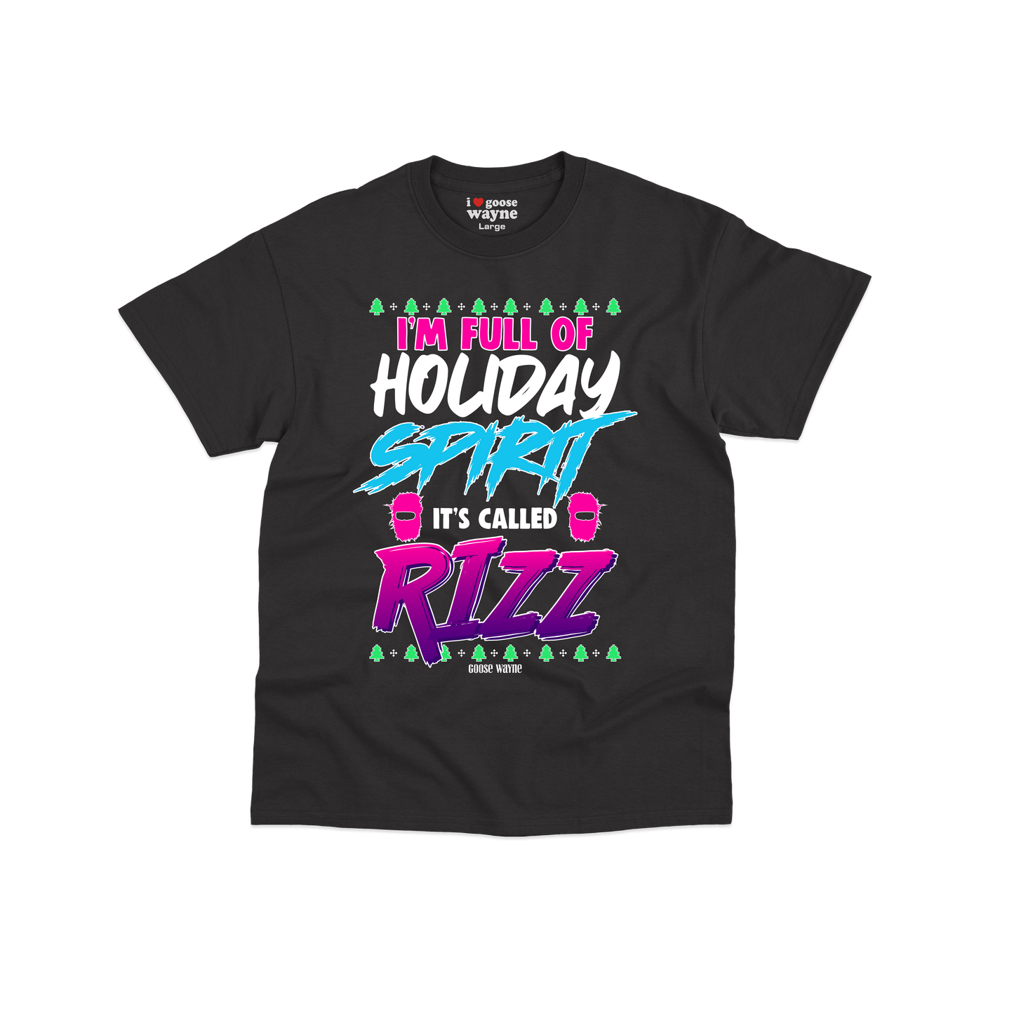 "Full Of Holiday Spirit" Rizz Youth Tee