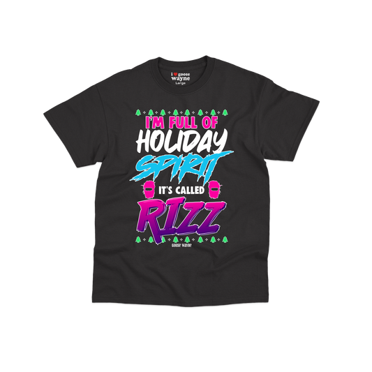 "Full Of Holiday Spirit" Rizz Youth Tee