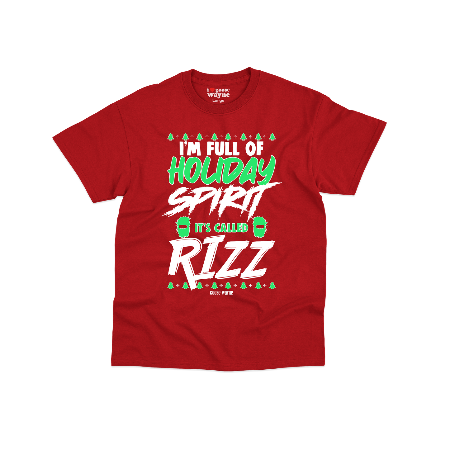 "Full Of Holiday Spirit" Rizz Youth Tee