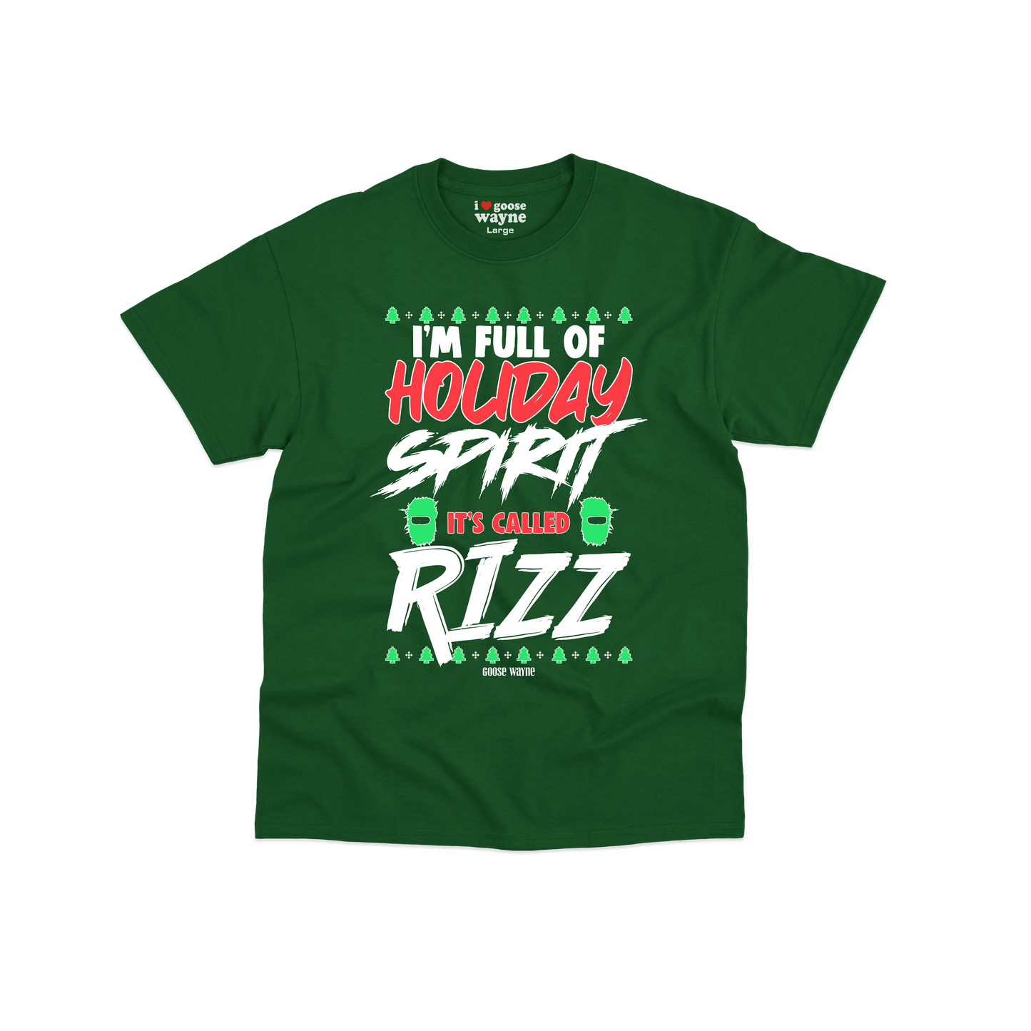 "Full Of Holiday Spirit" Rizz Youth Tee