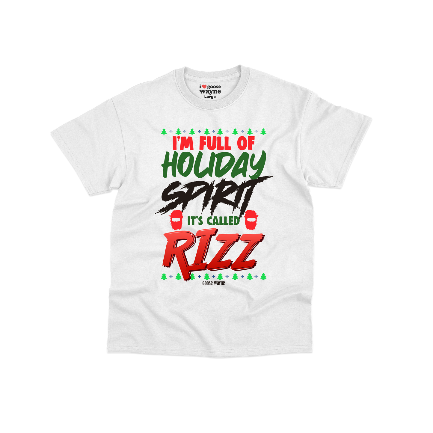 "Full Of Holiday Spirit" Rizz Youth Tee