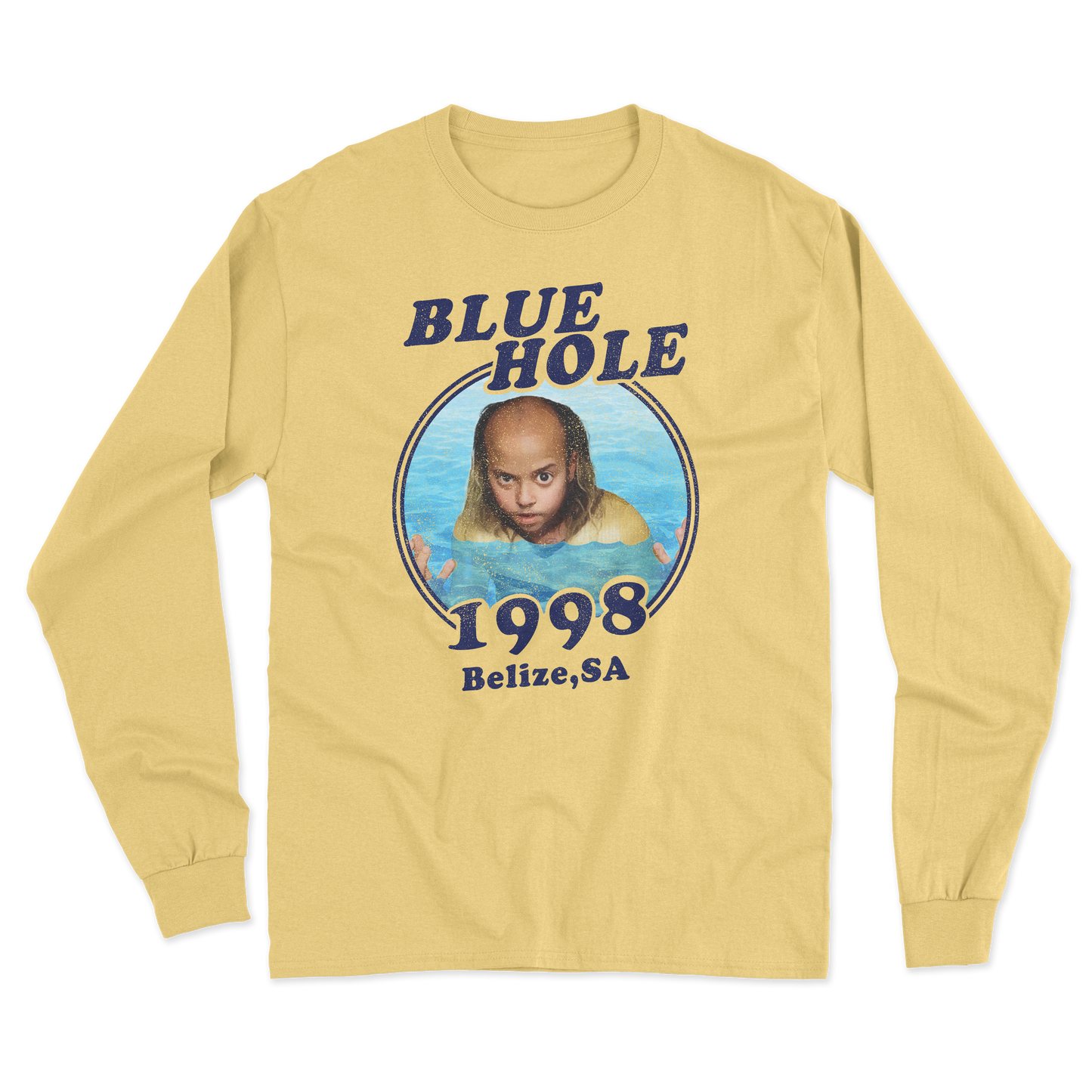 "Blue Hole" Little Goose Long Sleeve Tee