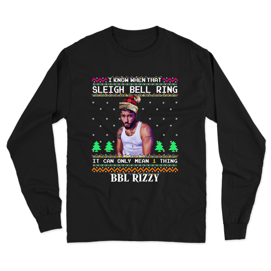 Sleigh Bell Ring "BBL Rizzy" Goose Long Sleeve Tee