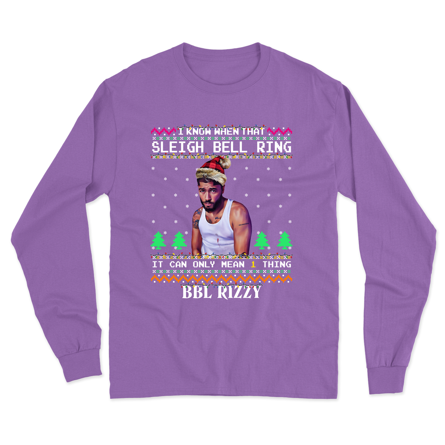 Sleigh Bell Ring "BBL Rizzy" Goose Long Sleeve Tee