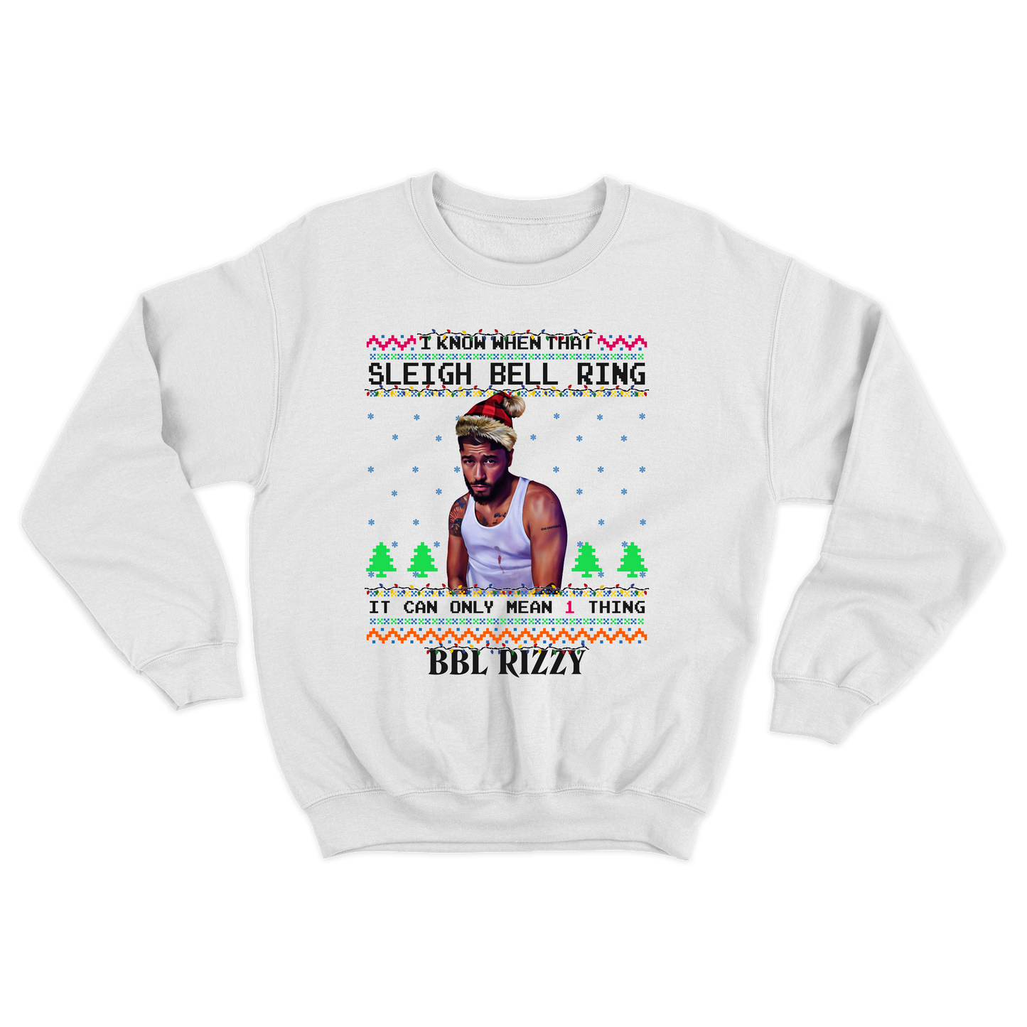 Sleigh Bell Ring "BBL Rizzy" Goose Crewneck Sweatshirt