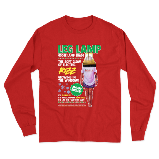 Goose Wayne "Leg Lamp" Christmas Story Long Sleeve Tee