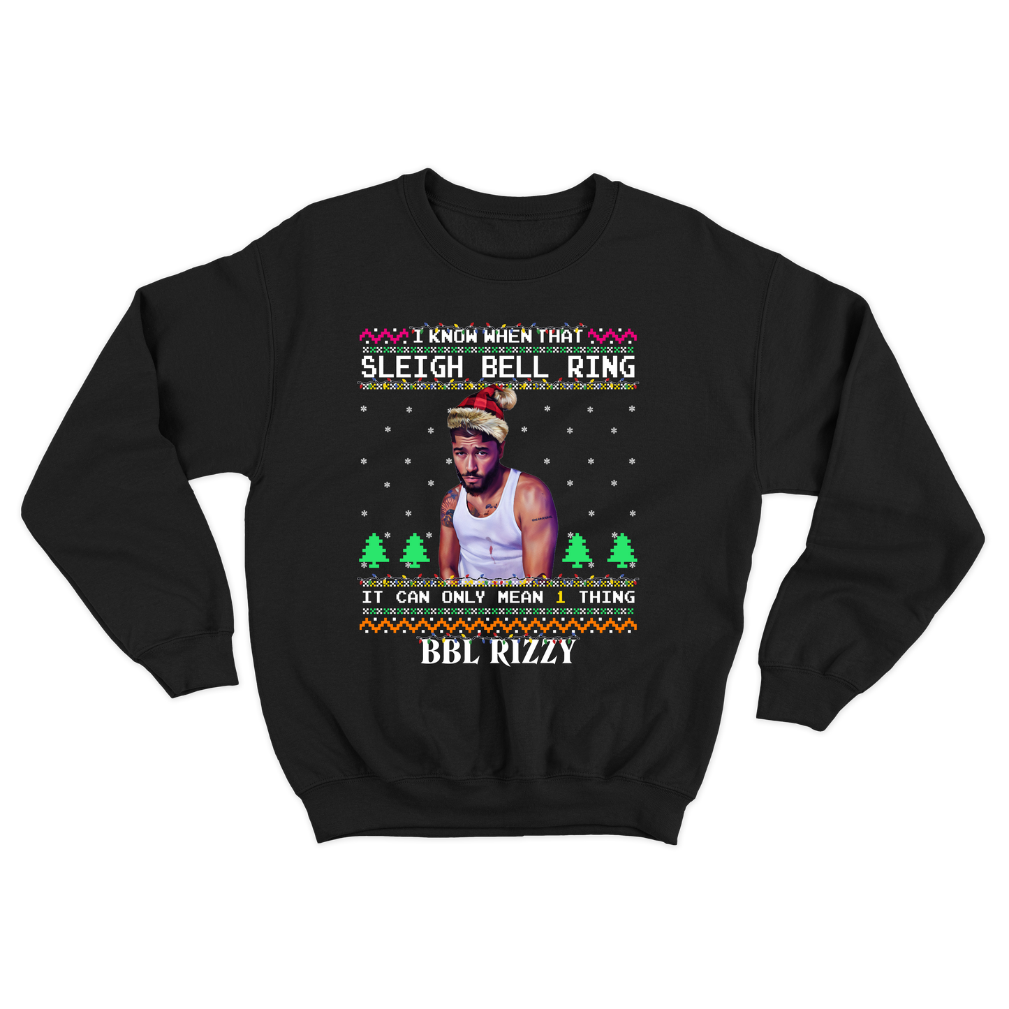 Sleigh Bell Ring "BBL Rizzy" Goose Crewneck Sweatshirt