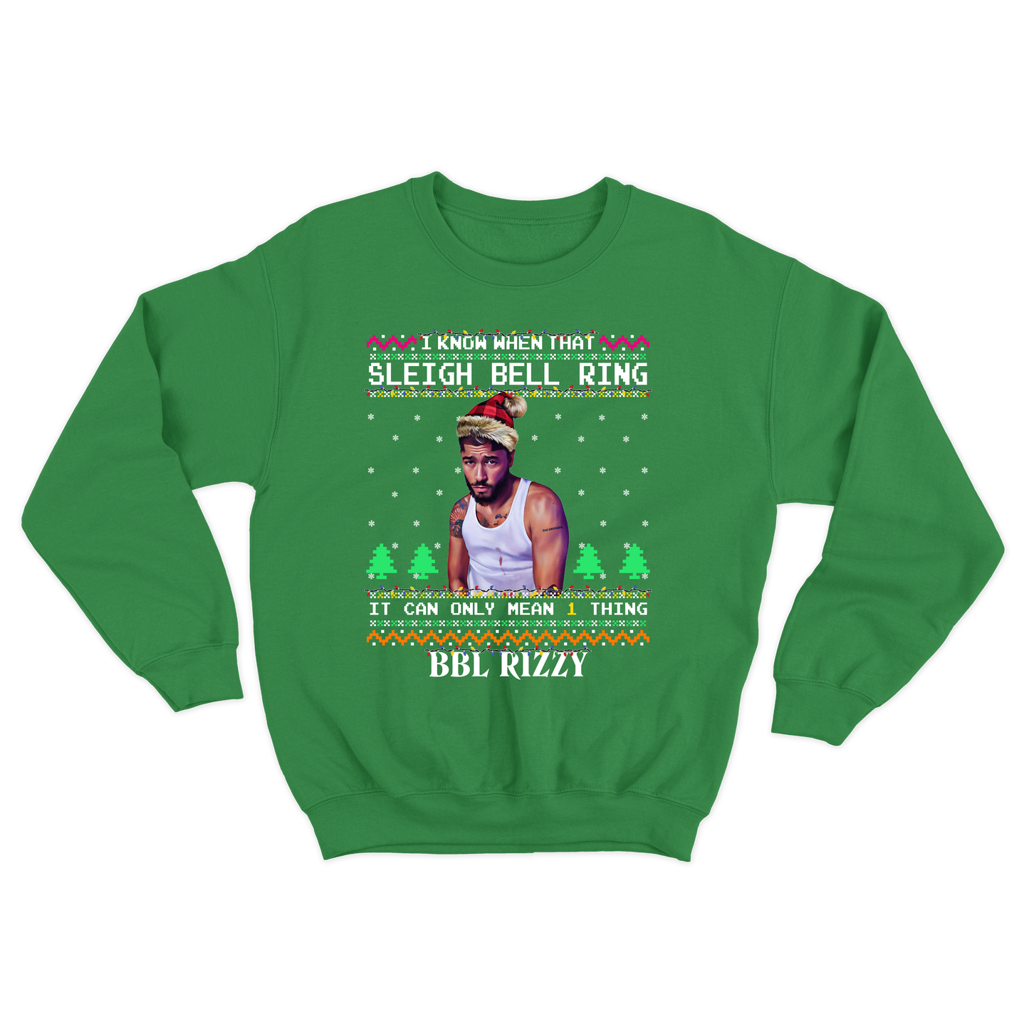 Sleigh Bell Ring "BBL Rizzy" Goose Crewneck Sweatshirt