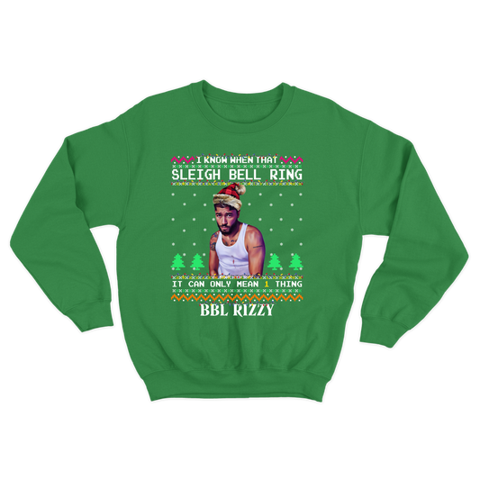 Sleigh Bell Ring "BBL Rizzy" Goose Crewneck Sweatshirt