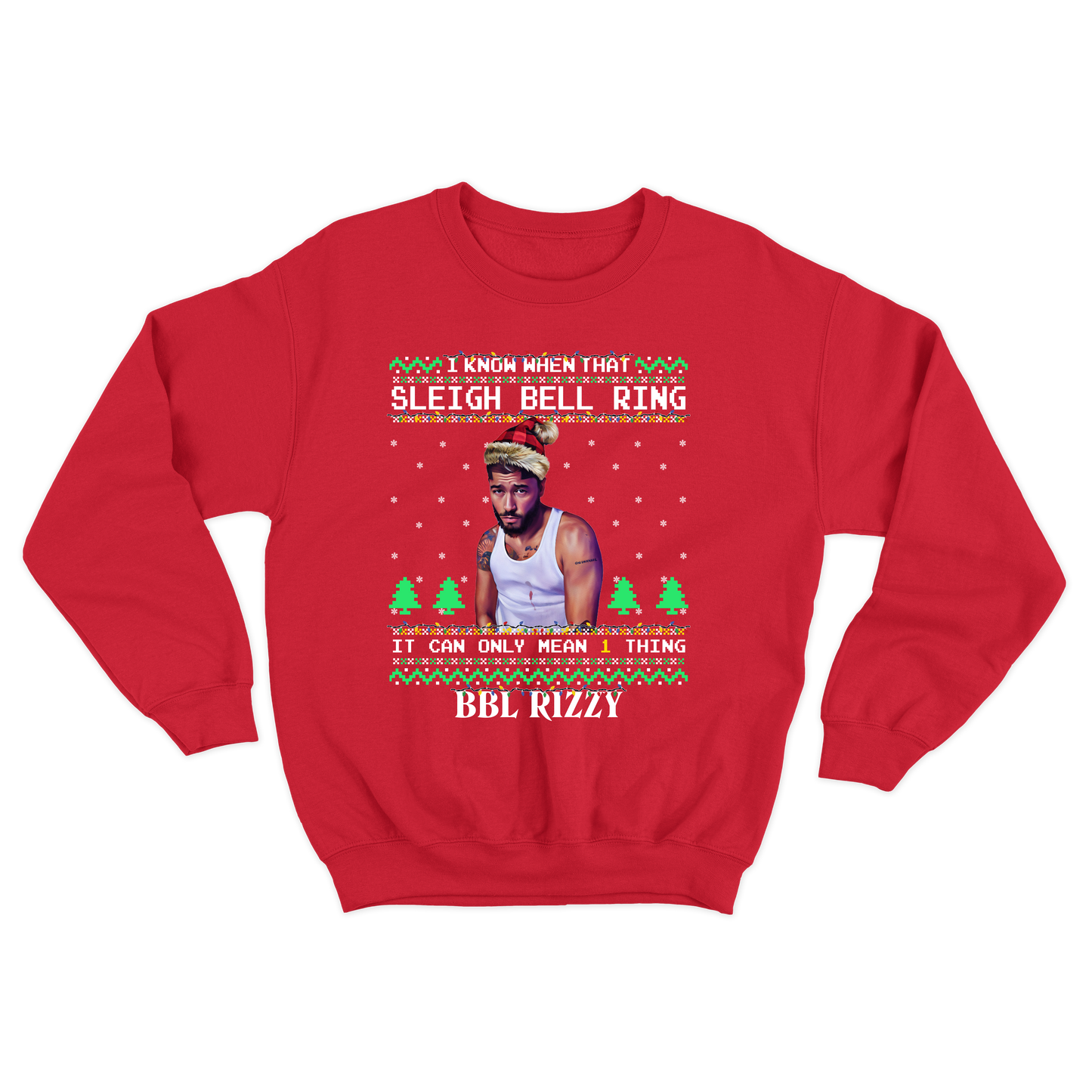 Sleigh Bell Ring "BBL Rizzy" Goose Crewneck Sweatshirt