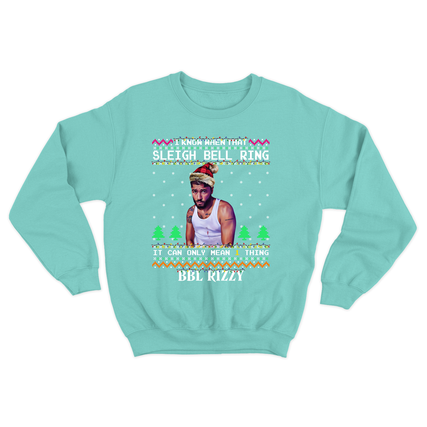 Sleigh Bell Ring "BBL Rizzy" Goose Crewneck Sweatshirt