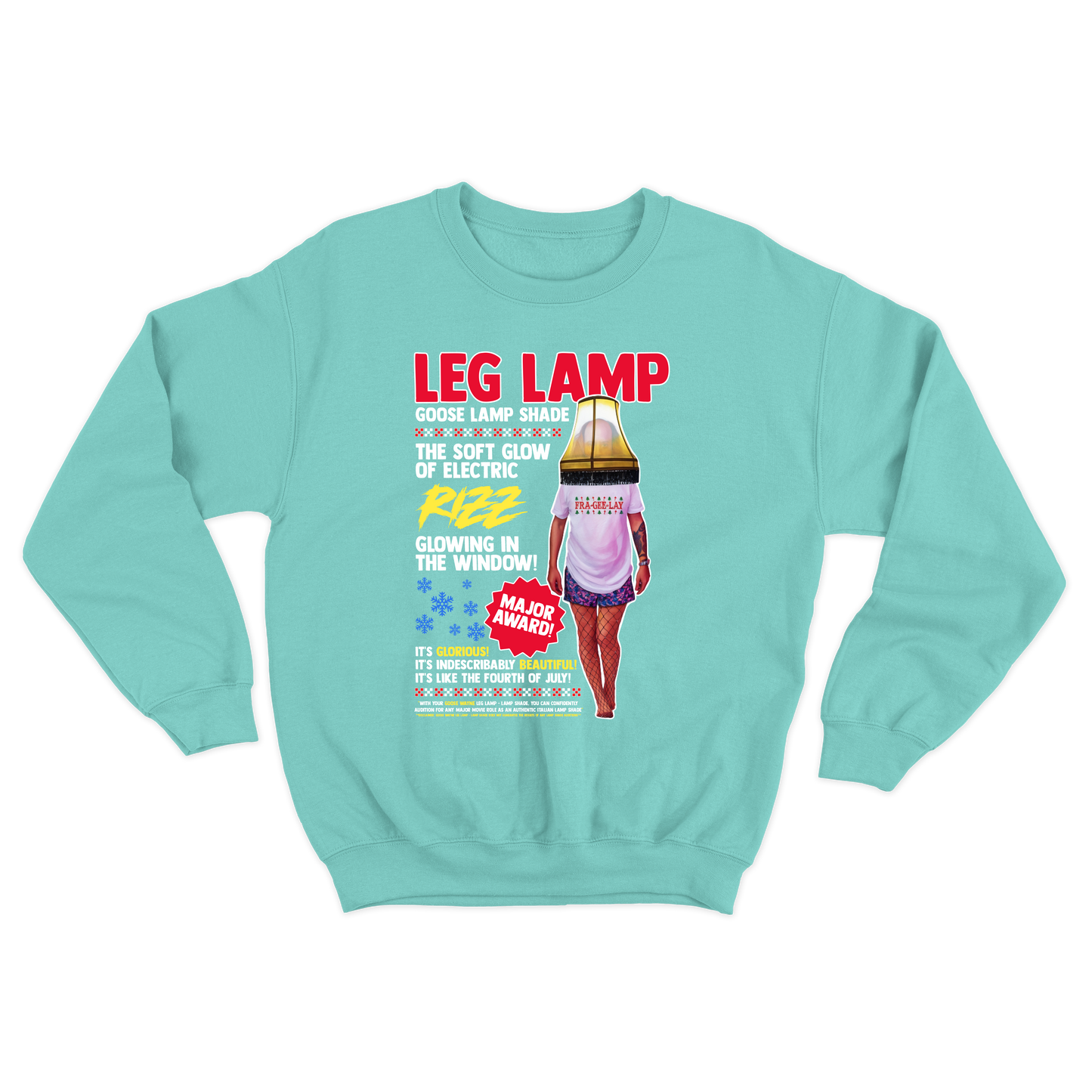 Goose Wayne "Leg Lamp" Christmas Story Crewneck Sweatshirt