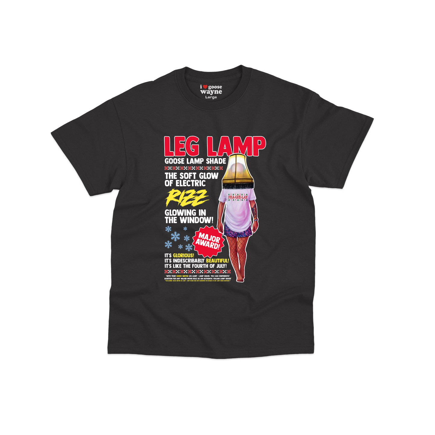 Goose Wayne "Leg Lamp" Christmas Story Youth Tee