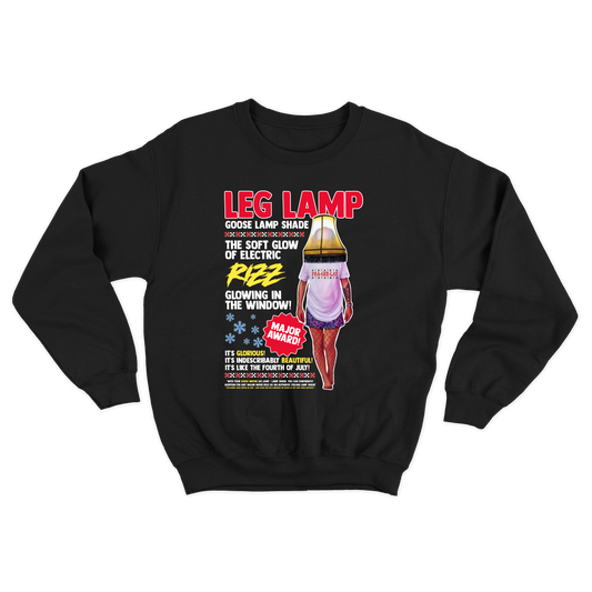 Goose Wayne "Leg Lamp" Christmas Story Crewneck Sweatshirt