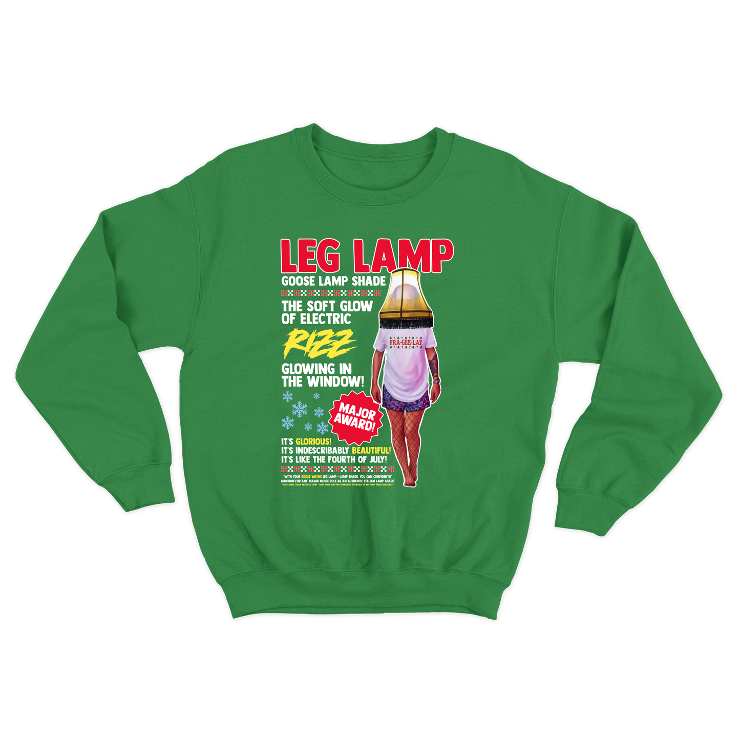 Goose Wayne "Leg Lamp" Christmas Story Crewneck Sweatshirt