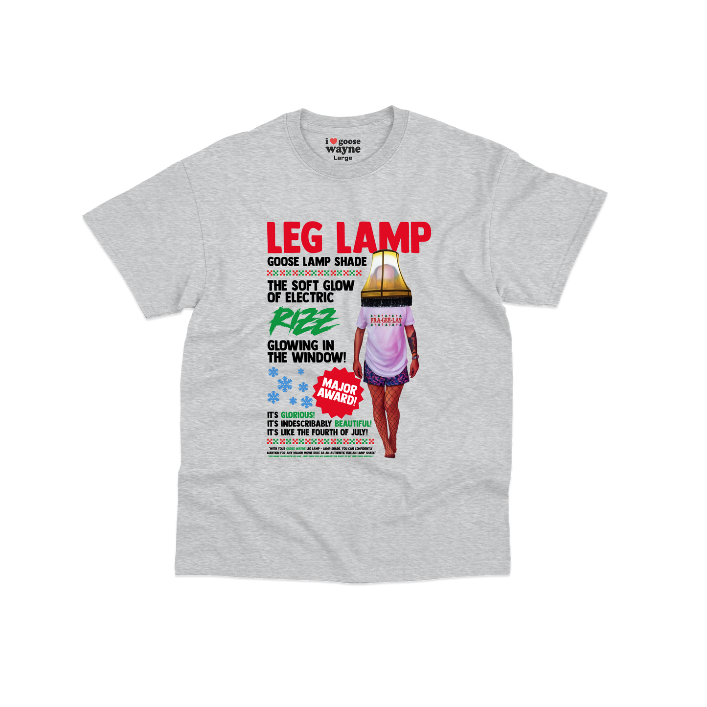 Goose Wayne "Leg Lamp" Christmas Story Youth Tee