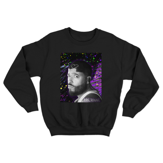 "BBL Rizzy" Color Splash Crewneck Sweatshirt